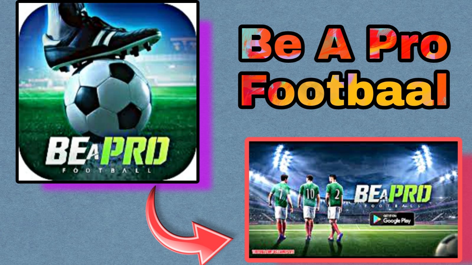 تحميل لعبة be a pro football مهكرة 2023 للاندرويد اخر اصدار من ميديافاير