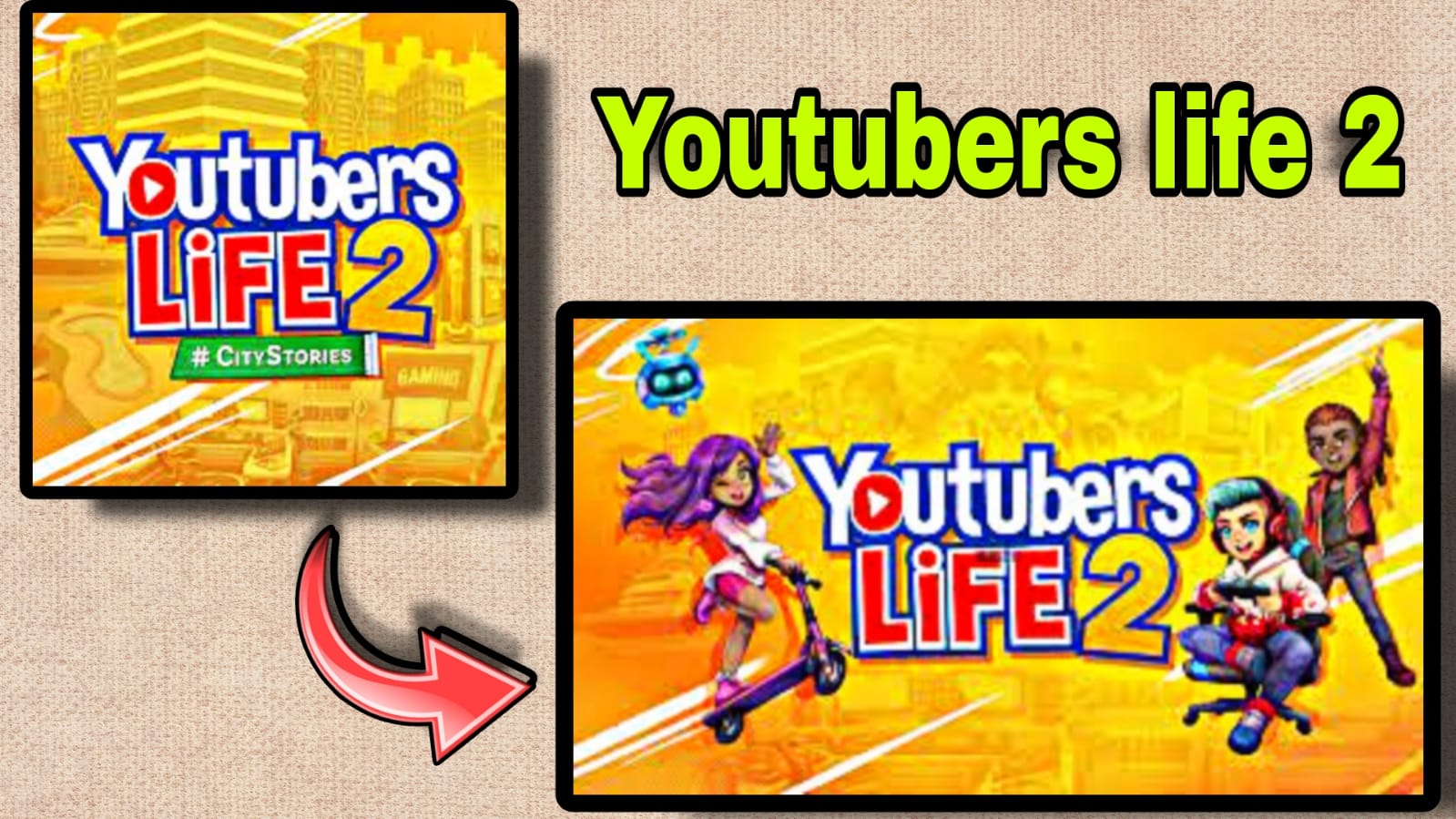 تحميل لعبة youtubers life 2 للاندرويد مهكرة (اموال لا نهائية) 2023