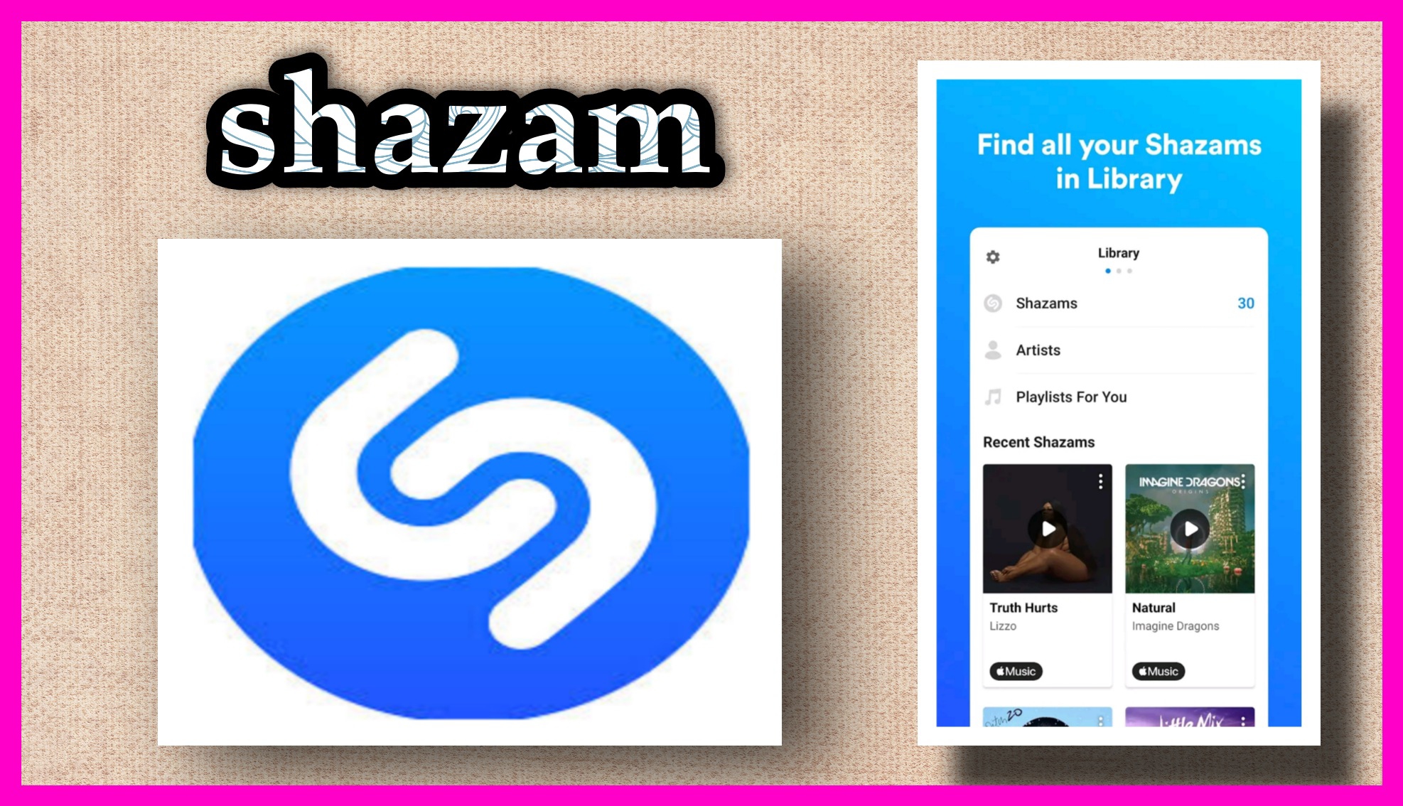 تحميل برنامج شازام shazam مهكر 2023 للاندرويد و للايفون مجانا برابط مباشر